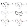 Black Gold Frame Anti Blue Rays Oval Prescription Glasses For The Nearsighted Women Men Myopia Spectacles 0 -0.5 -0.75 To -6.0