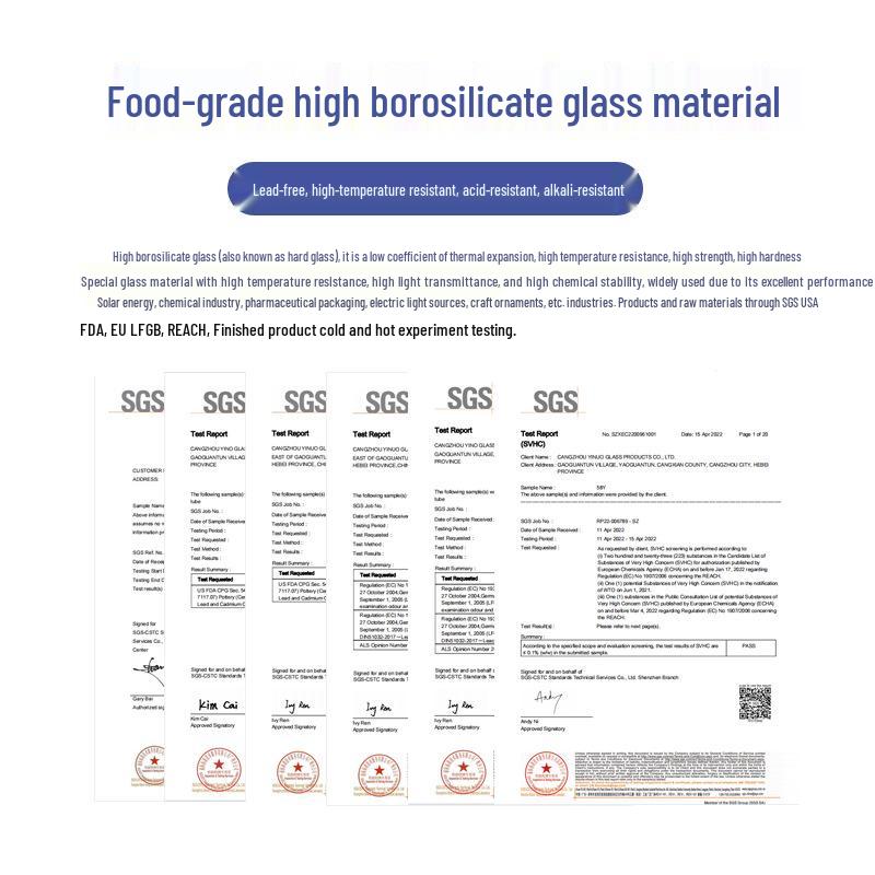 Double-Layer Insulated High-Temperature Resistant Borosilicate Glass Cup for Milk, Coffee, and Water.