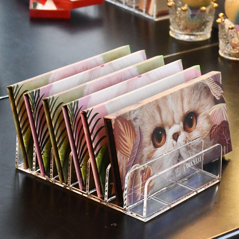 Transparent Eyeshadow Organizer 7 Space Display Storage Case Makeup Drawer Organizer  Desktop