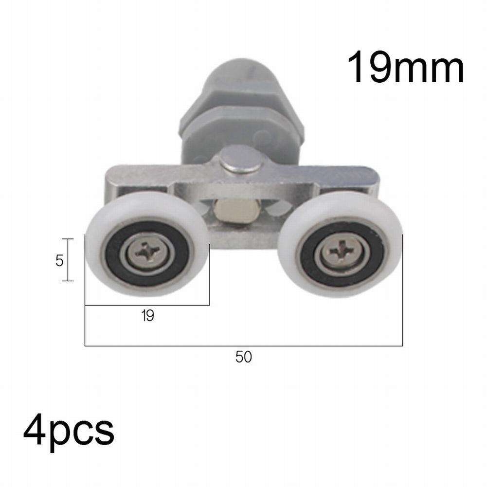 Shower Door Rollers 4pcs Accessories Bathroom Household