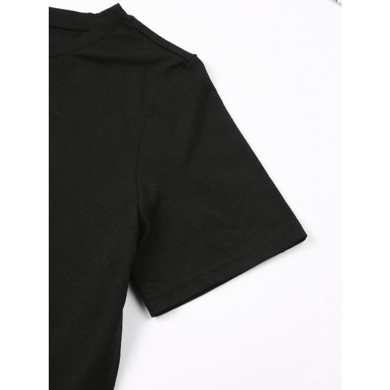 European Sizes Fashion Men's Printed T-Shirt- Summer Classic Casual Round Neck, Comfortable and Breathable, Fashion Letter Pattern Design