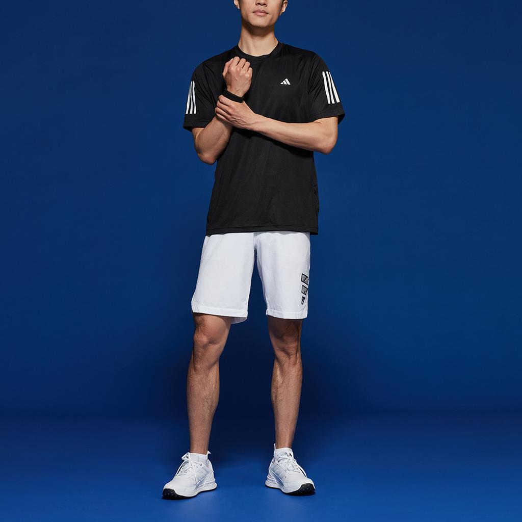 Adidas Minimalist Skin-Friendly Soft Short Sleeve T-Shirt Men Tops Black IN6632