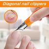 1PC 25° Slant Edge Nail Clipper Wide Opening Stainless Steel Professional Ingrown Toenail Tools Eagle Beak Oblique Toe Nail Trimmers