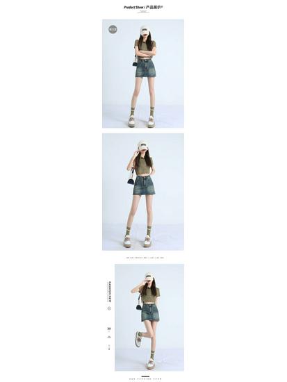 Women's Denim Mini Skirts