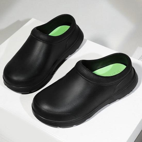 Chaussures de Travail Chef Antidérapantes Imperméables Chaussures de Cuisine Résistantes à l'Huile Bout Fermé
