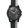 Armani Exchange Men's Silicone Band Black/Grey Parallel Import AX1331 Wrist Watch