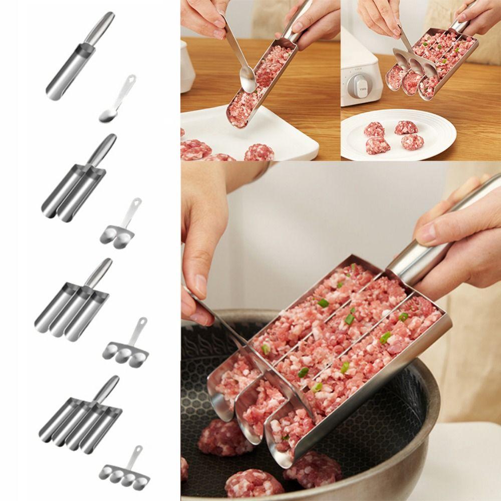 Easy-Release Meat Making Ball Mold Stainless Steel Meatball Maker Tool  Household
