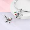 Charm Bead Charms copper Briefcase Leaning Tower Aircraft Bead Charms Compatible With Charm Bead Charms Plata Authentic Bracelets Women Jewellery Maki