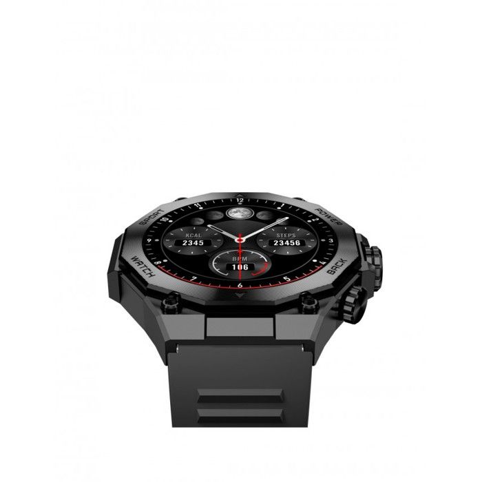 Montre Connectée - KSIX - Titane Noir - Écran AMOLED 1.43' - Bluetooth 5.3 - IP67