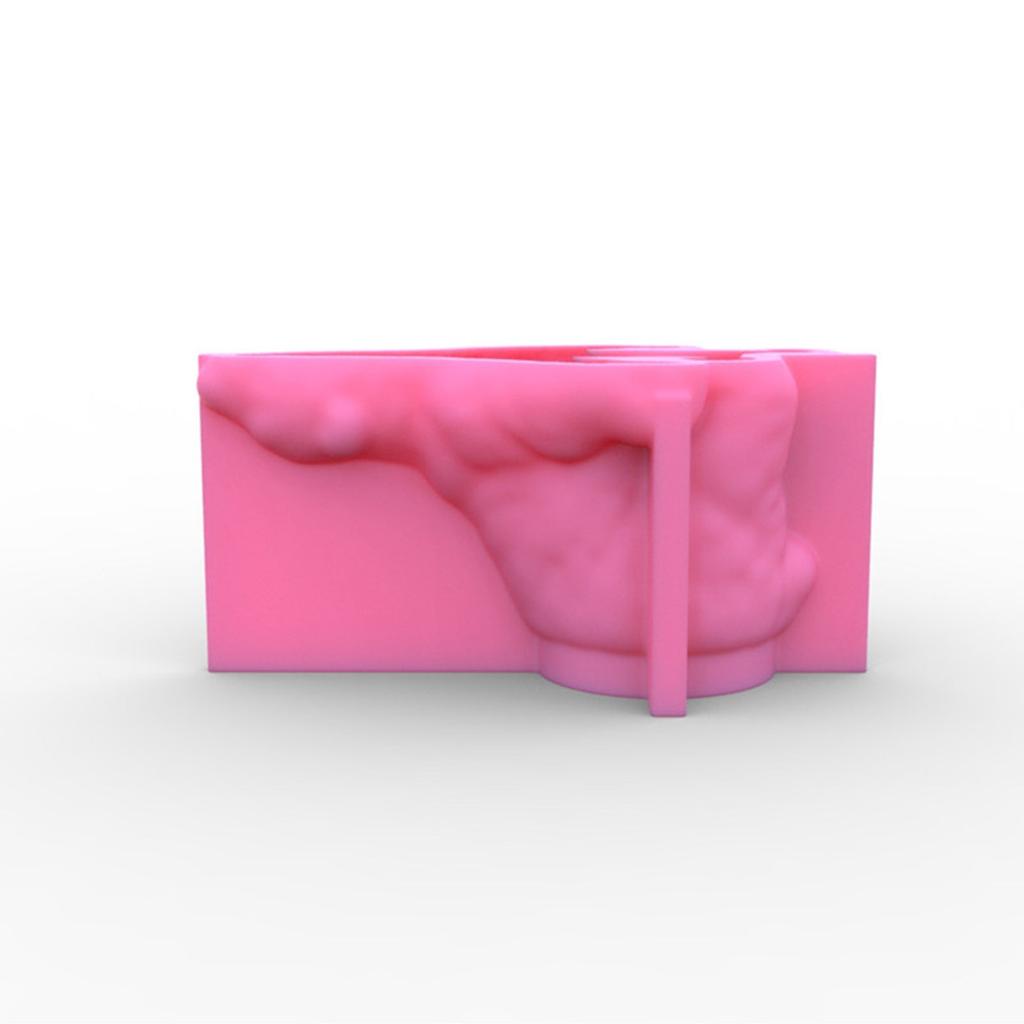 Concrete Mould DIY Hand-Making Plant Pot Mold Arctic Bear Shape Hand-making Silicone Moulds for DIY Succulent Planter