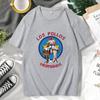 Damski T-shirt LOS POLLOS Hermanos Zabawny Nadrukowany Unisex Moda Casual Krótki Rękaw Bawełniany Oddychający T-shirt Kurczak Bracia Tee