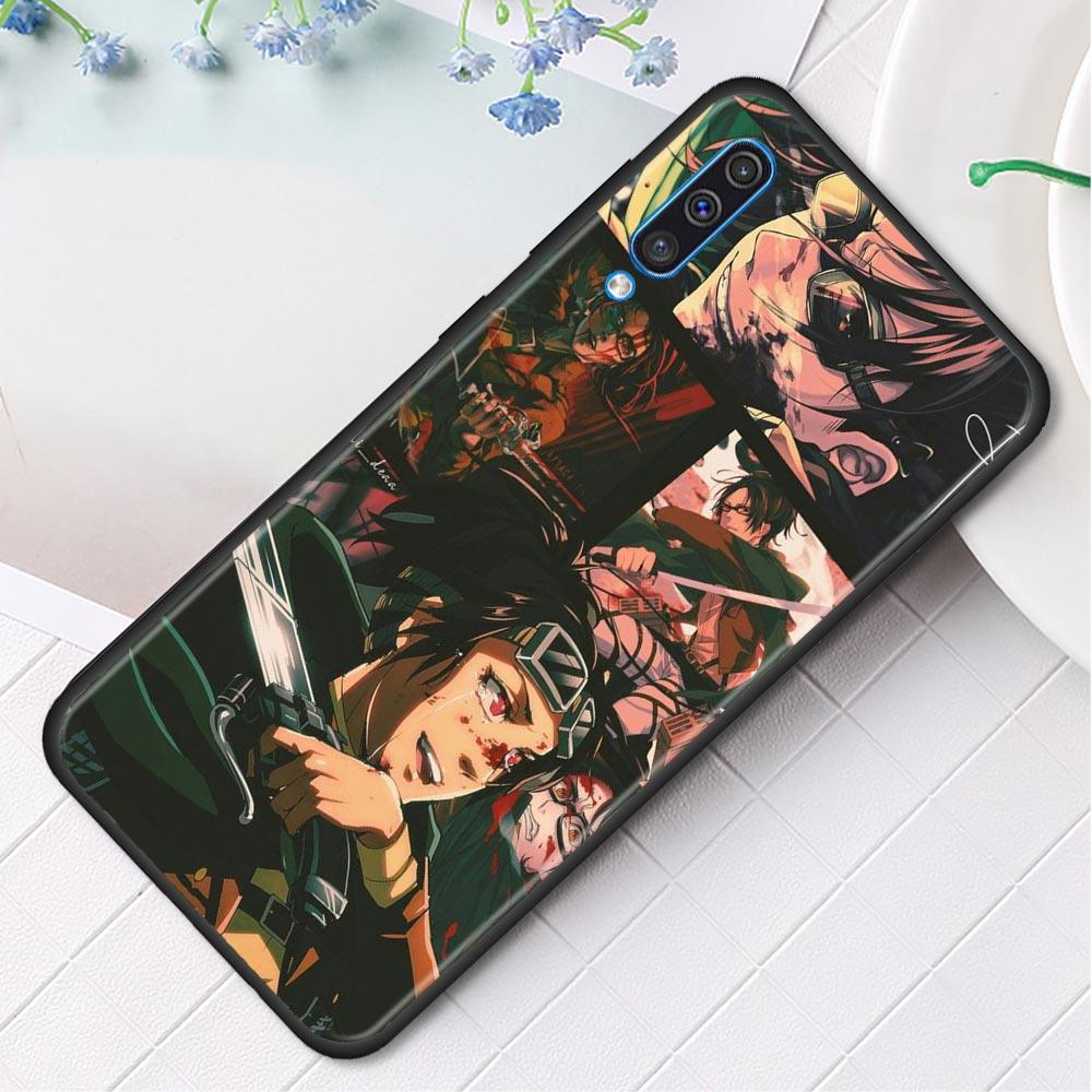 Anime Attack On Titan Girl1 Case For Samsung Galaxy A50 A70 A10 A20e A30 A40 A20s A10s A10e A80 A90 A60 A30s Silicone Capa Shell