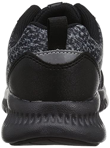 SPALDING Women's 5E JIN 3850 Wide-Waist Lightweight Walking Sneakers, Size 24.0 Cm, Black