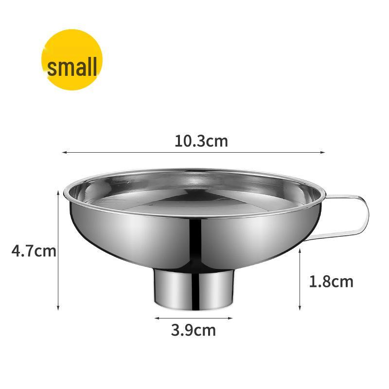 304 Stainless Steel Wide Mouth Kitchen Funnel for Jars, Jam, and Salad. Small Wide Mouth Funnel (65g)
