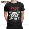 Men Aggretsuko Aggressive Retsuko Karaoke Rage Mood T Shirt Pure Cotton Tops Unique Short Sleeve Tees Plus Size TShirt