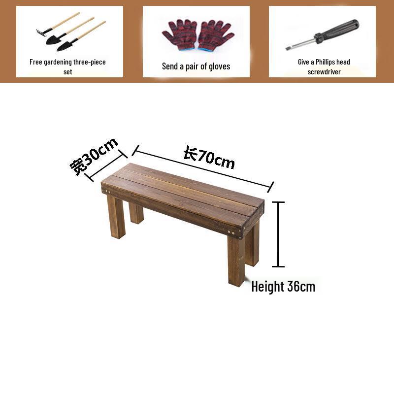Bamboo Ladder Plant Display Stand