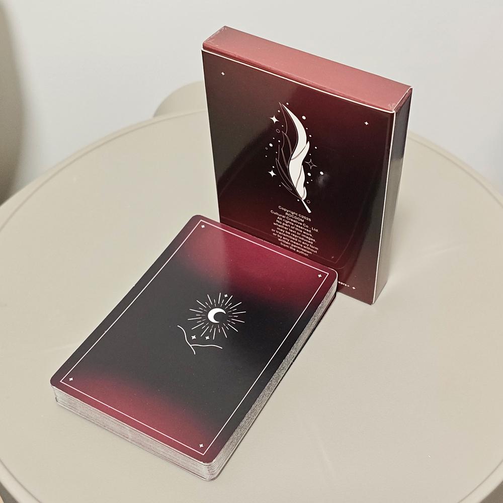 10.4*7.3cm Affirmations-Orakelkarten Ruhiges Licht in 40 Stück Orakelkarten