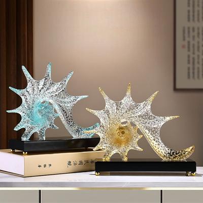 Nordische Ins Muschelstatue Leichter Luxus Moderne Heimdekoration Handwerkskunst Wohnzimmer Büro Moderner Schrank Weinschrank Bücherregal Ornamente
