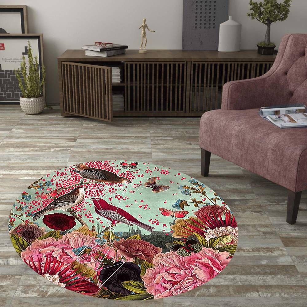 

Mosimoso Home H1124 Ковер с точечной подошвой и цифровой печатью 100x100 cm