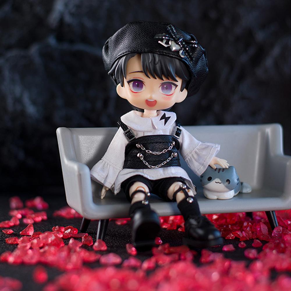 Ob11 Clothes Sweet Cool Black White Suit Hat Shirt Socks for GSC, Obitsu11, Molly, P9, 1/12bjd Doll Accessories Boy Girl Toy
