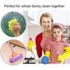 Mop in microfibra Pantofole Copriscarpe Morbido Lavabile Riutilizzabile Pavimento Lucidatura Polvere Sporco Capelli Uomo Donna Spazzatrice Strumento di pulizia Mop