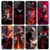 Black C-Clovers Anime Phone Case For Xiaomi Redmi Note 15 14 14S 13 12S 12 Pro Plus 11S 11 10S 10 4G Cover 11E 11T 5G Print Fund