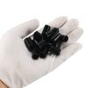 uxcell Screw Protector 0.4 inch (10 mm) Inner Diameter Round End Cap Cover Tube Cap Black Pack of 50