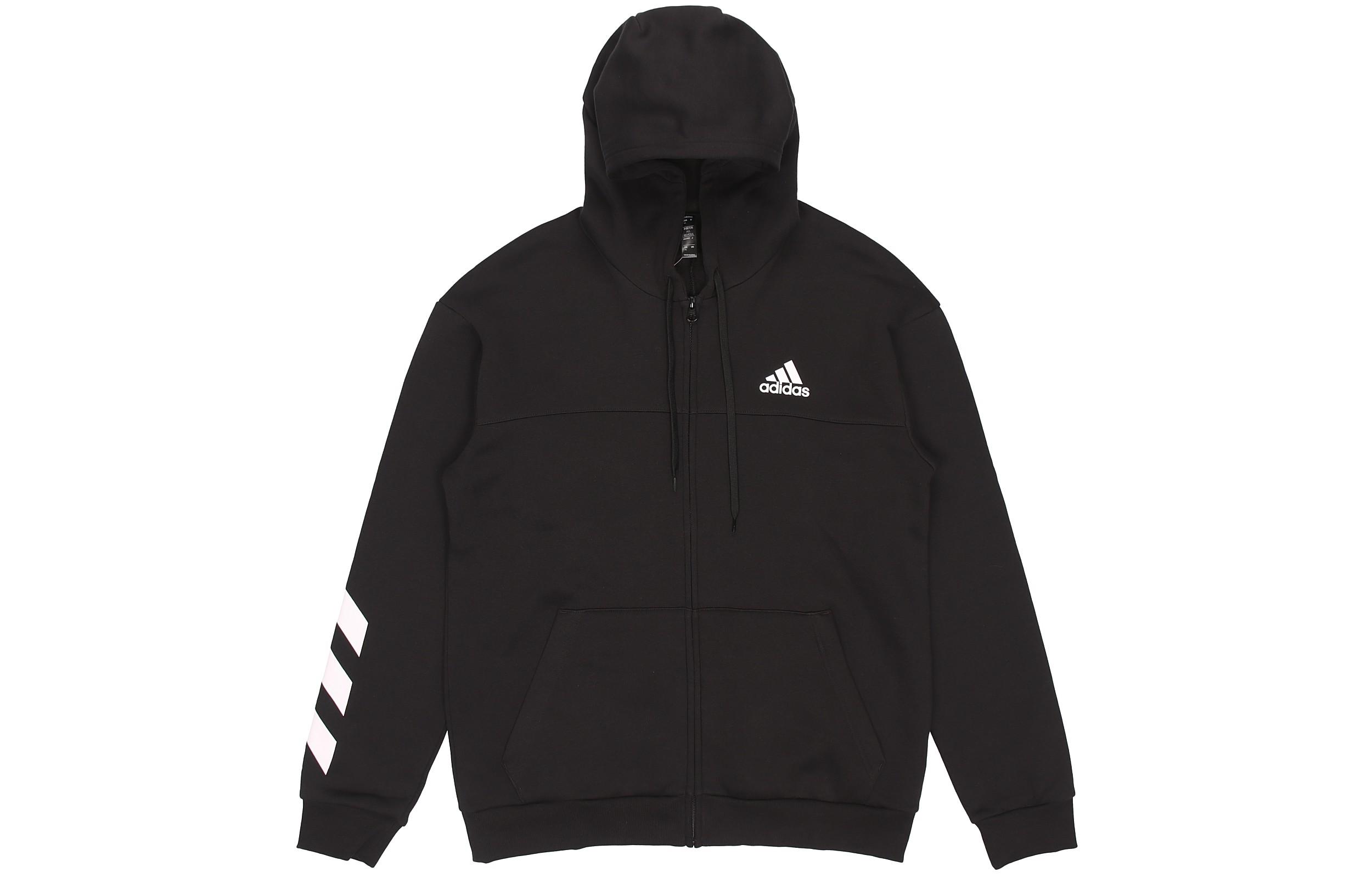 Куртки Adidas Мужские Черные С Капюшоном Умеренные Другие DM7564 XS