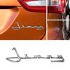 3D Car Styling Chrome Metal Letter Sticker For Jimny Emblem Grand Vitara Sx4 Swift Body Rear Bumper Trunk Tailgate Badge Decor