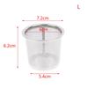 1 Stück Edelstahl-Teesieb Silbernes Netz Küchenzubehör Sichere Dichte Wiederverwendbarer Teefilter Kräutertee-Werkzeuge Zubehör