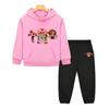 children clothes powerpuff girls anime hoodie Fleece sweatshirt 2pcs pullover+pants Sport Hooded Sets girl outfit boy clothing
