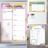 Acrylic Magnet Fridge Board Message Writing Sticker Reusable Dry Erase Planner Board Refrigerator Calendar Exquisite Home Decor