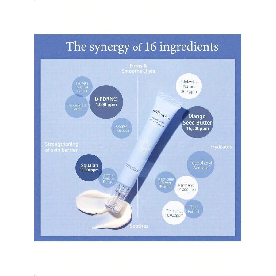 Banobagi Rejuvenating Vital Eye Cream 15ml| Hydrating Eye Cream For Dark Circles And Puffiness | Korean Eye Cream For Wrinkles & Eye Brightening
