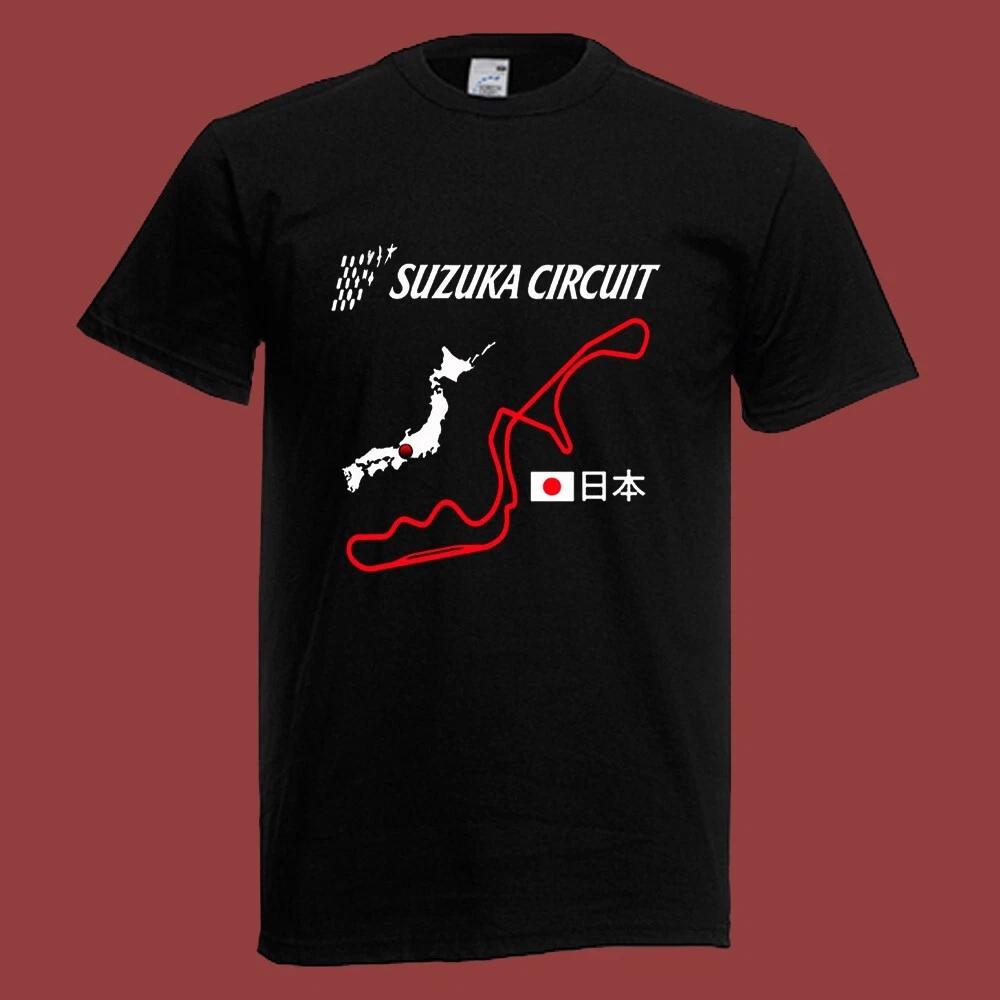 Men s and Women s T-shirts Suzuka Legendary Japan Racing Circuit Men s Black Size S-5XL XXXXL