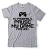 Men Funny Shirt I'd Probably Pause My Game For You Shirt Funny Gaming Joke Shirt