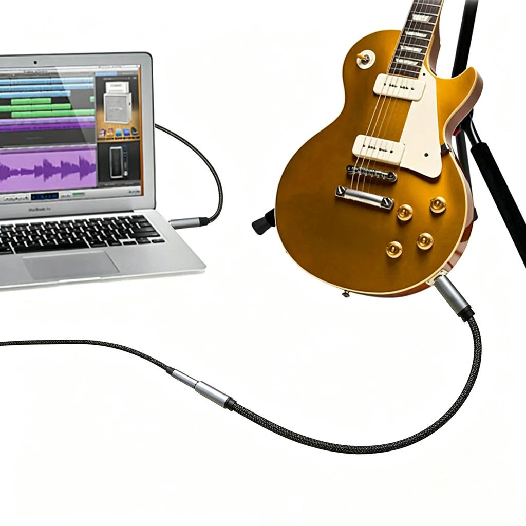 3.5mm Stereo to 6.35mm TRS Headphone Jack Adapter Male to Female 6.35 to 3.5 Aux Audio Cable for Guitar Amplifier Speaker MixerGood product