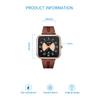 Fashion Square Watch Men's and Women's Simple and Atmospheric Business Leisure Trend Quartz Electronic Watch