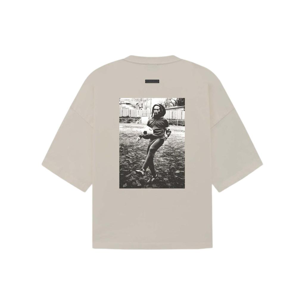 Fear of God X Adidas Essentials Marley Tee Unisex Tops Beige FGA50-070JER-039