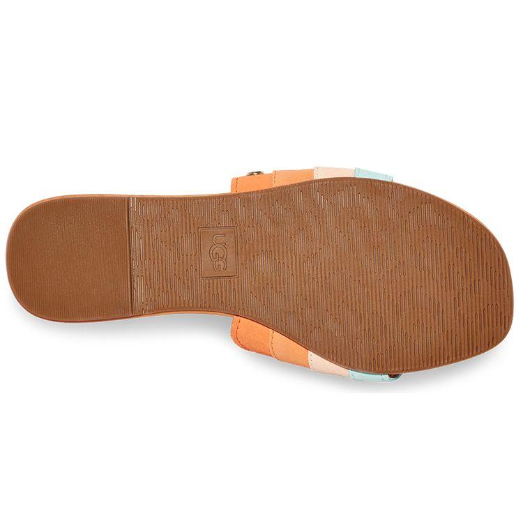 UGG Two-Layer Cowhide Casual Comfortable Open-Toe Fashion Sandals Women Sandals Citrus 1126430-MSYS