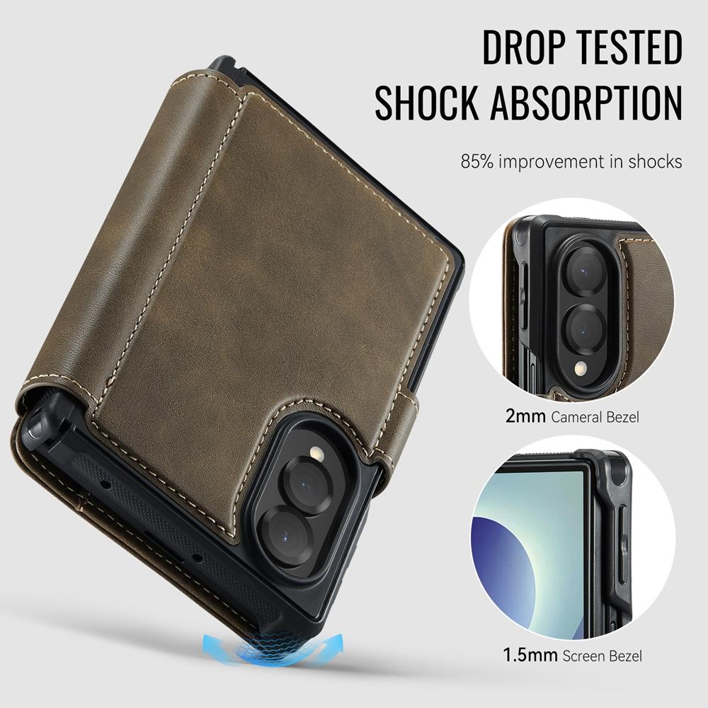 Wireless Charging Flip Wallet Case for Samsung Galaxy Z Fold 8 8Ultra Fold8 Fold8Ultra Stand Phone Case Leather Phone Cover