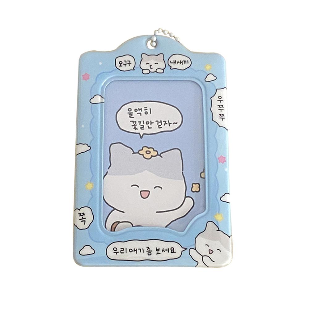 

INS мультяшная фоторамка ПВХ идол фото дисплей фото чехлы держатель для карт Goo карман для фото брелок защитный чехол для фотокарт