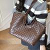 2025 New Niche Design Retro Woven Large Capacity Tote Bag Mother Bag Handbag Shoulder Messenger Bag Women