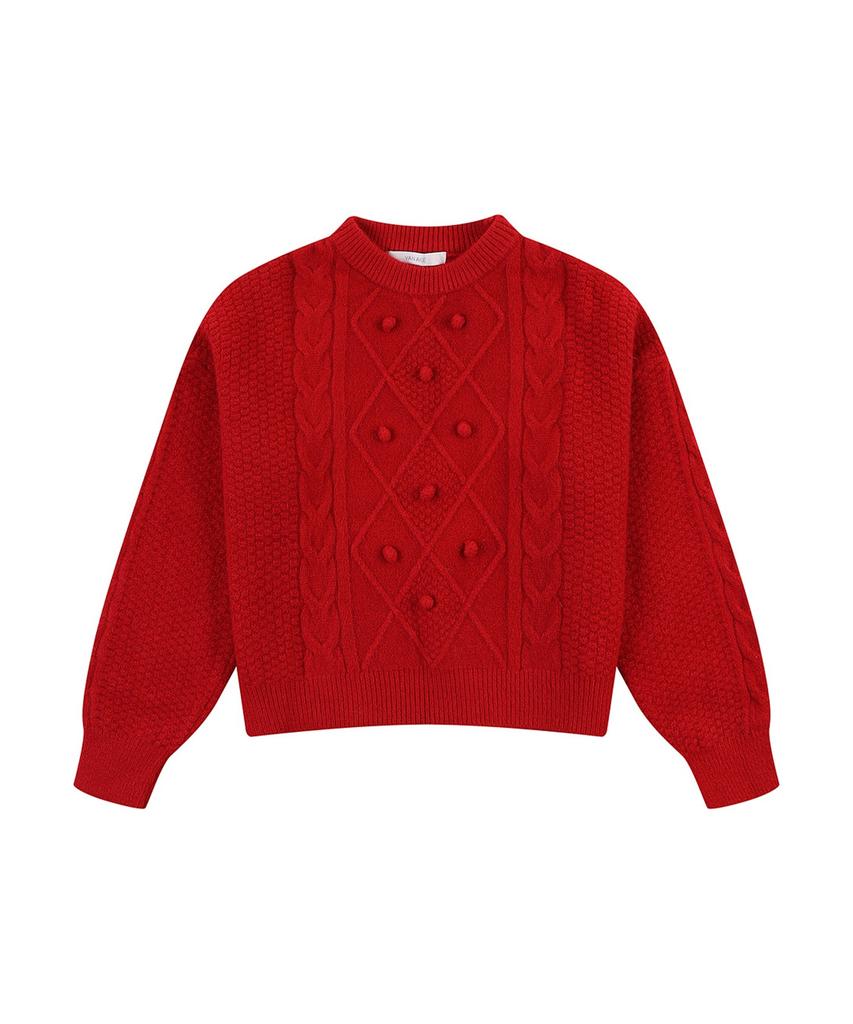 VANAKE Pom-Pom Cable Knit Pattern_Vb3Zktq333Z