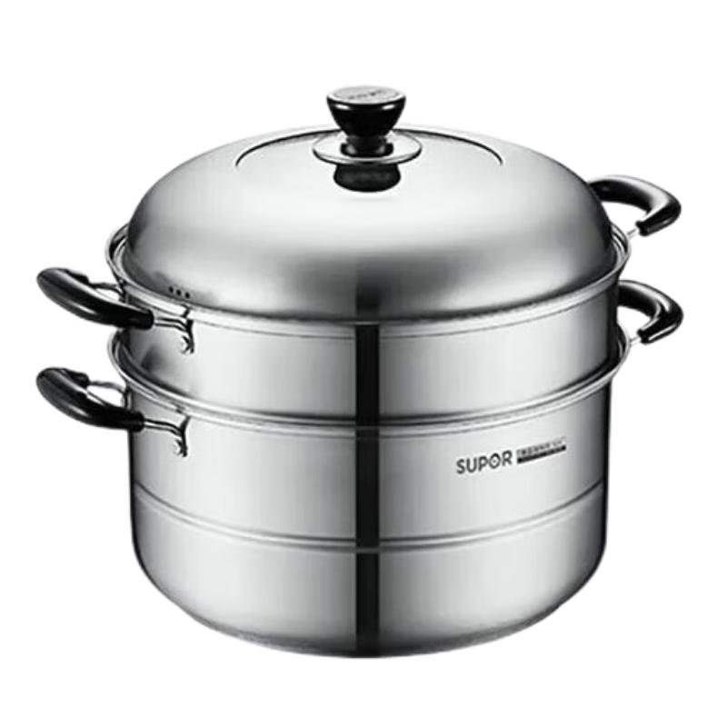 Supor 304 Stainless Steel 2-Layer Steamer