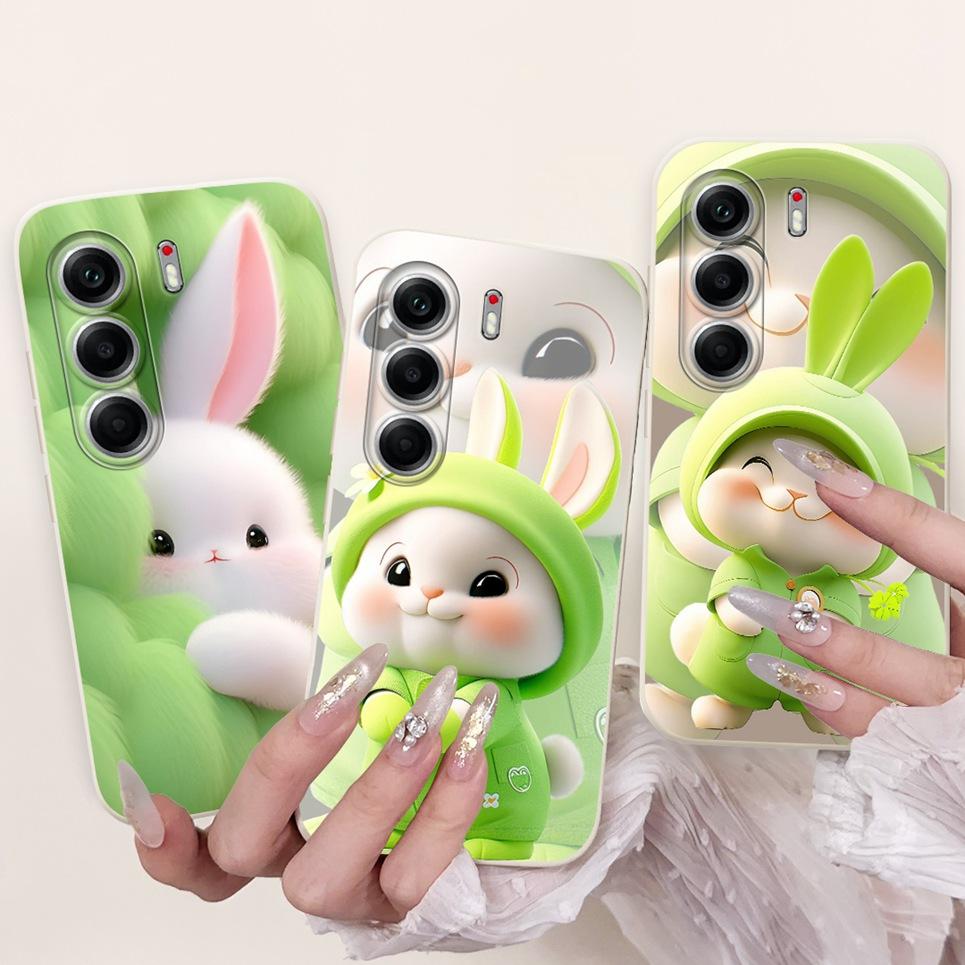 For Tecno Camon 40 Pro 5G CM7 Phone Case Soft Matte Silicone Back Cover Cartoon Cat Landscape Aesthetic Pattern Coque Cases