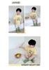 Girls' Summer Cotton Pajama Set - Breathable Cartoon Shorts and Round Neck Top