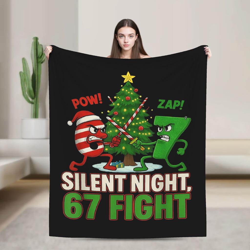 Do The Math 67 Meme Funny Six Seven Blanket Quality Warm Soft  Bedding Throws Winter Children Chair Sofa Bed Novelty Bedspread