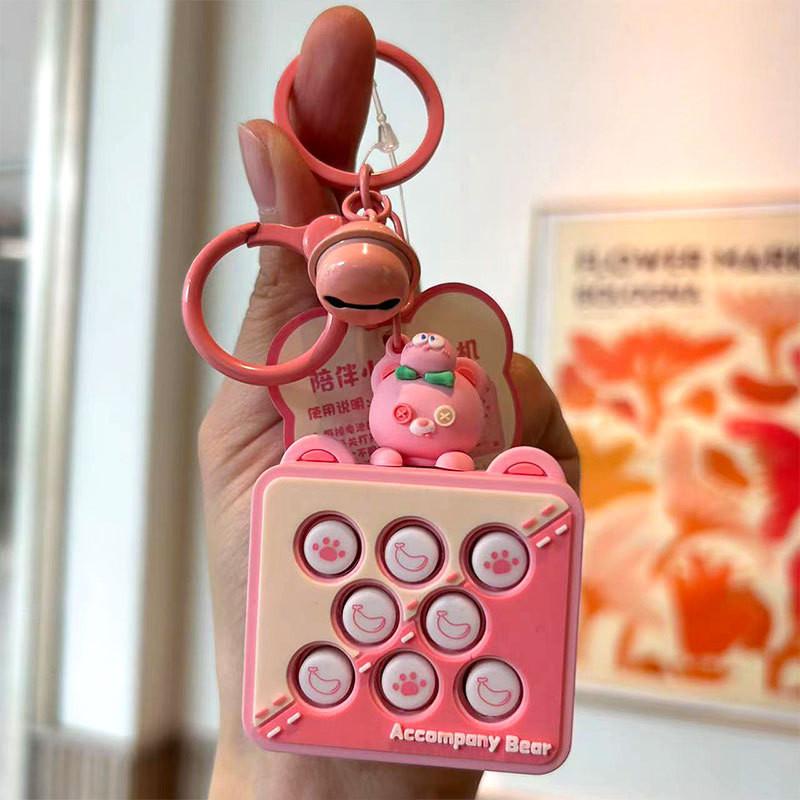 

Cute And Fun Bear Keychain Silicone Accessory Perfect For Parties Celebrations And рожевий