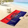 Name Custom Johor Print Beach Towel, Large Soft Quick Dry Towel for Beach Camping Swimming
