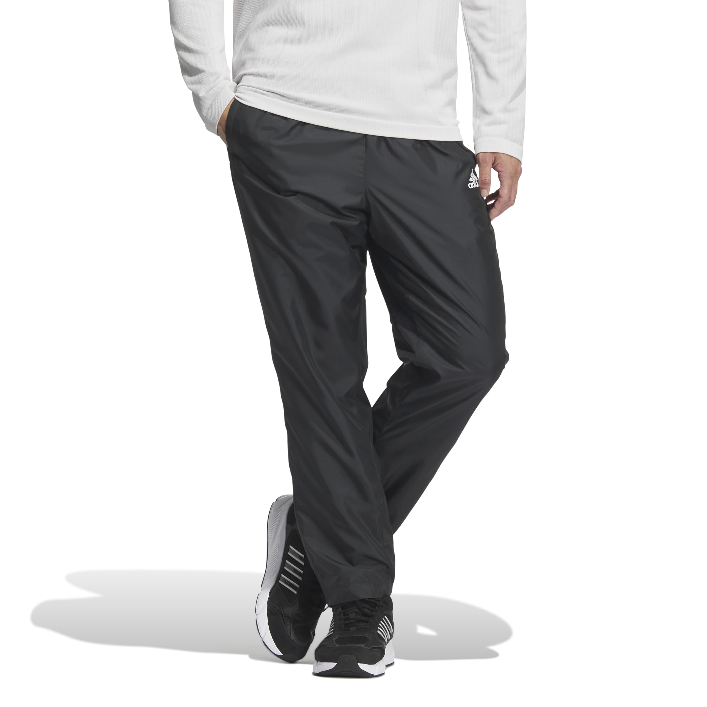 Adidas BSC Wind KWX76 Угольный Размер L Обязательные Брюки, Мужские (JG8529),